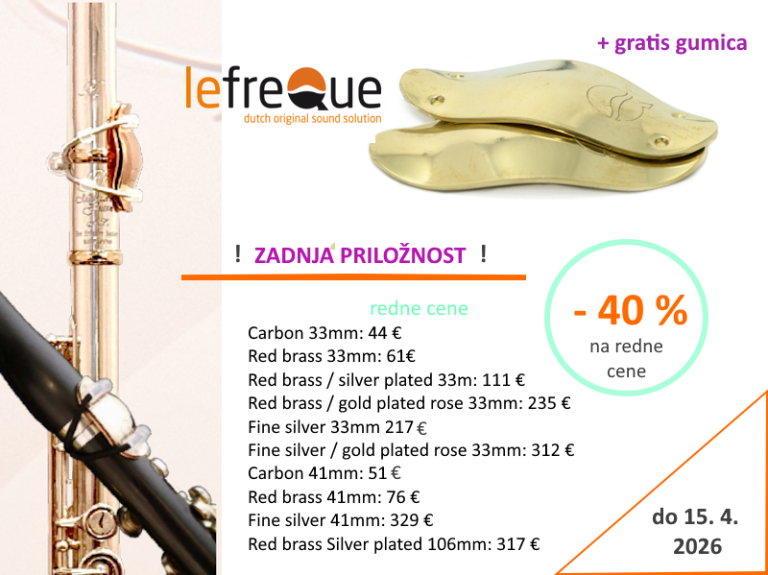 LefreQue – 40 % na redne cene