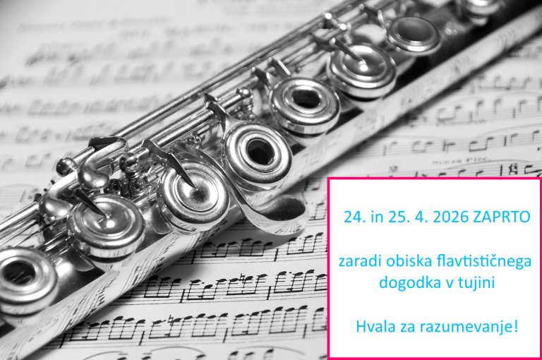 24. in 25. 4. 2026 ZAPRTO