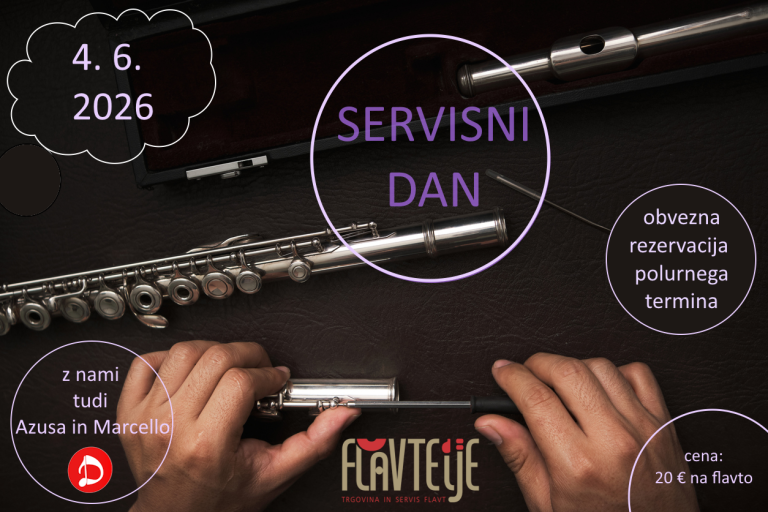 servisni dan / flute clinic / 4. 6. 2026